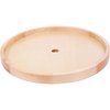 Hardware Resources 28" Round Wood Lazy Susan Individual Shelf with Hole LSR28